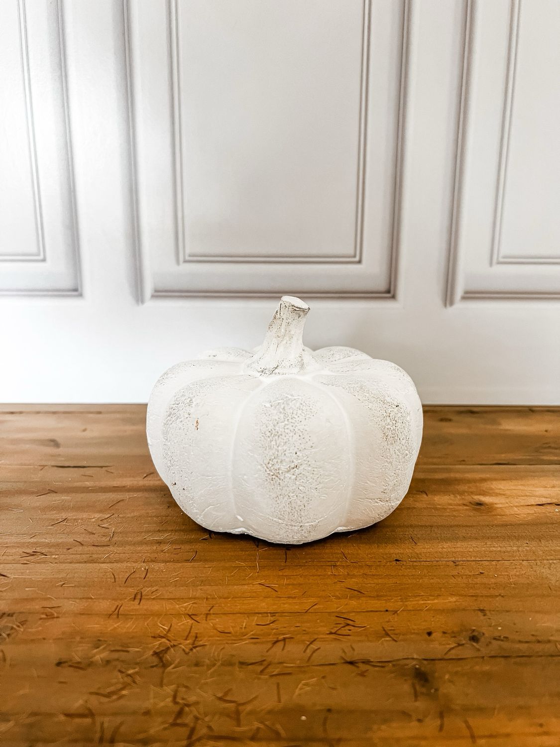White Terracotta Pumpkin