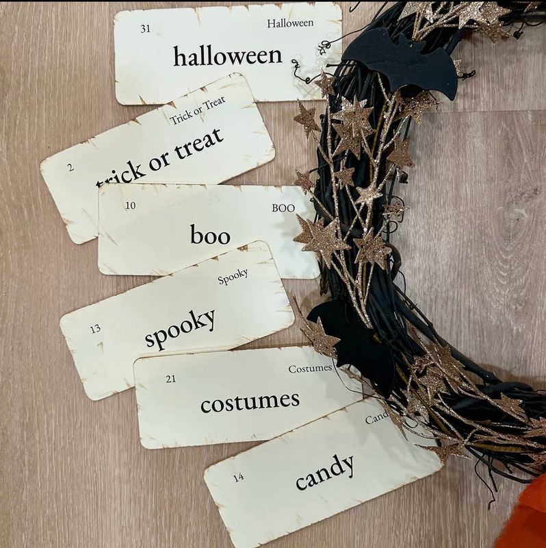 Halloween Flash Cards