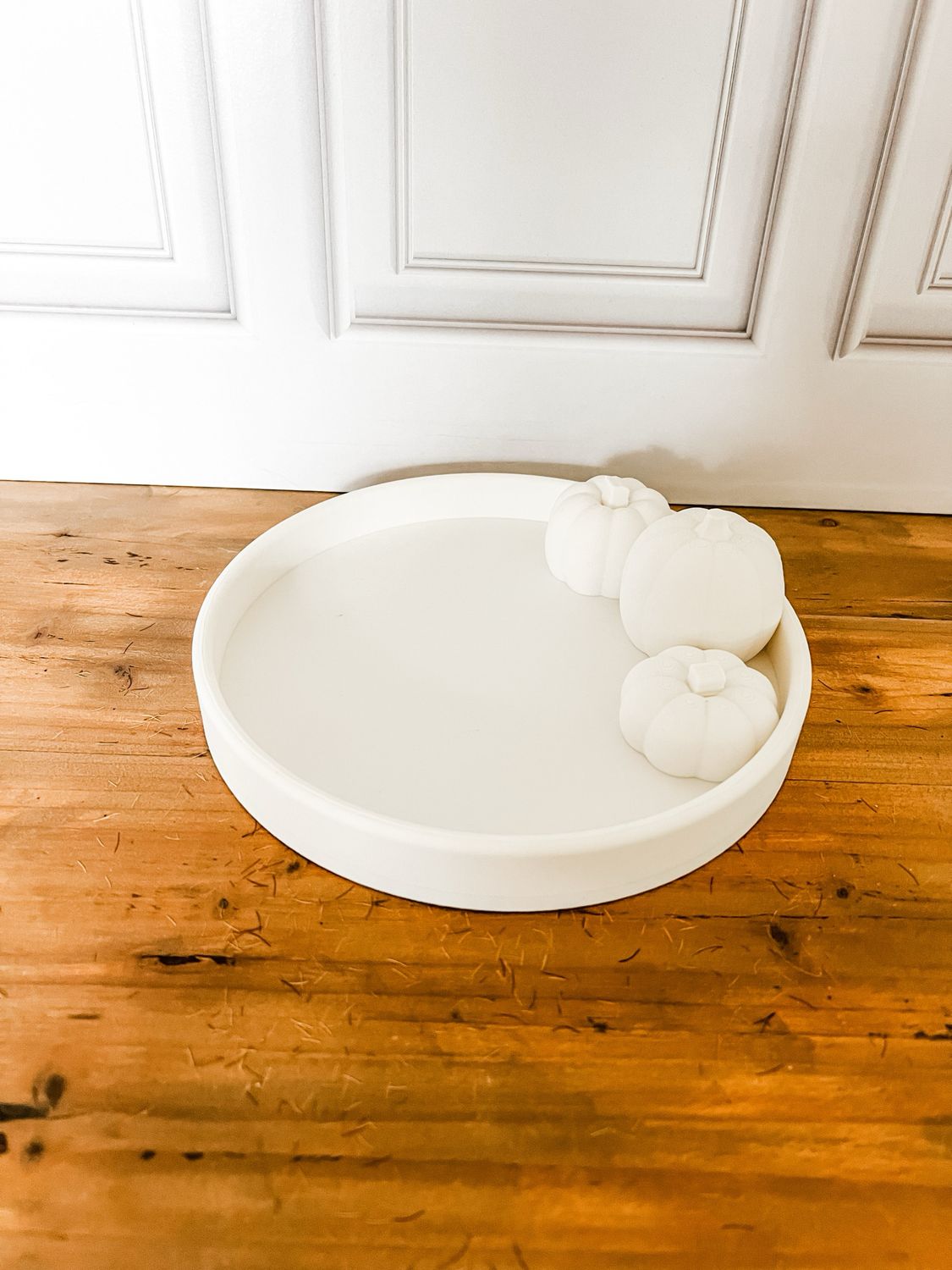 Pumpkin Tray White
