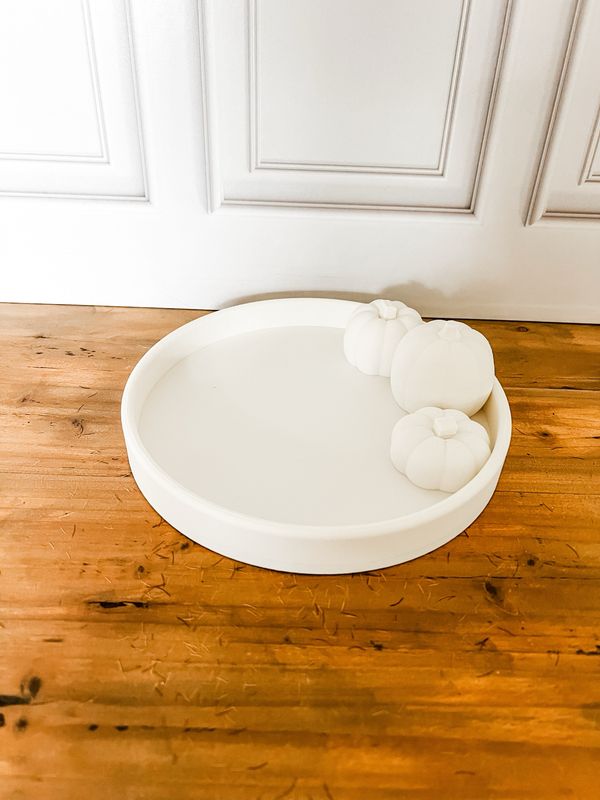 Pumpkin Tray White