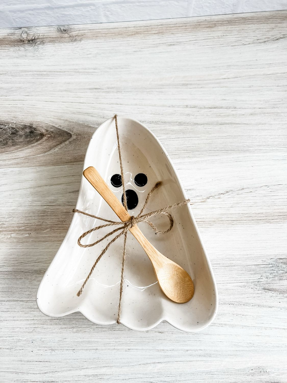 Stoneware Ghost Plate
