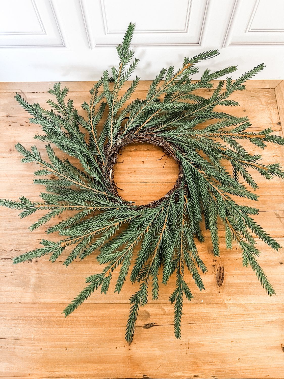 12&quot; Real Touch Norfolk Pine Candle Ring