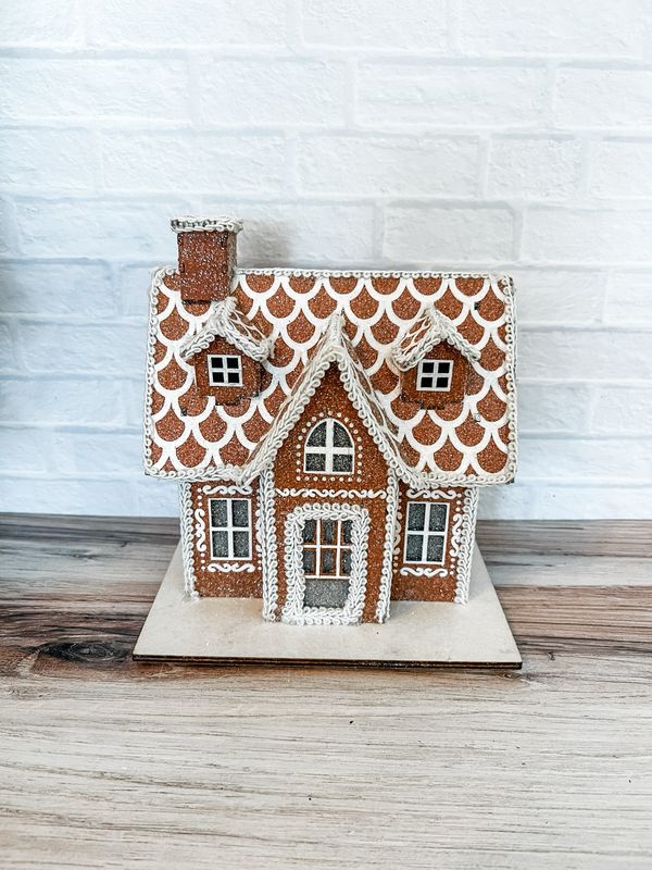 Lighted Gingerbread House Lighted Gingerbread House