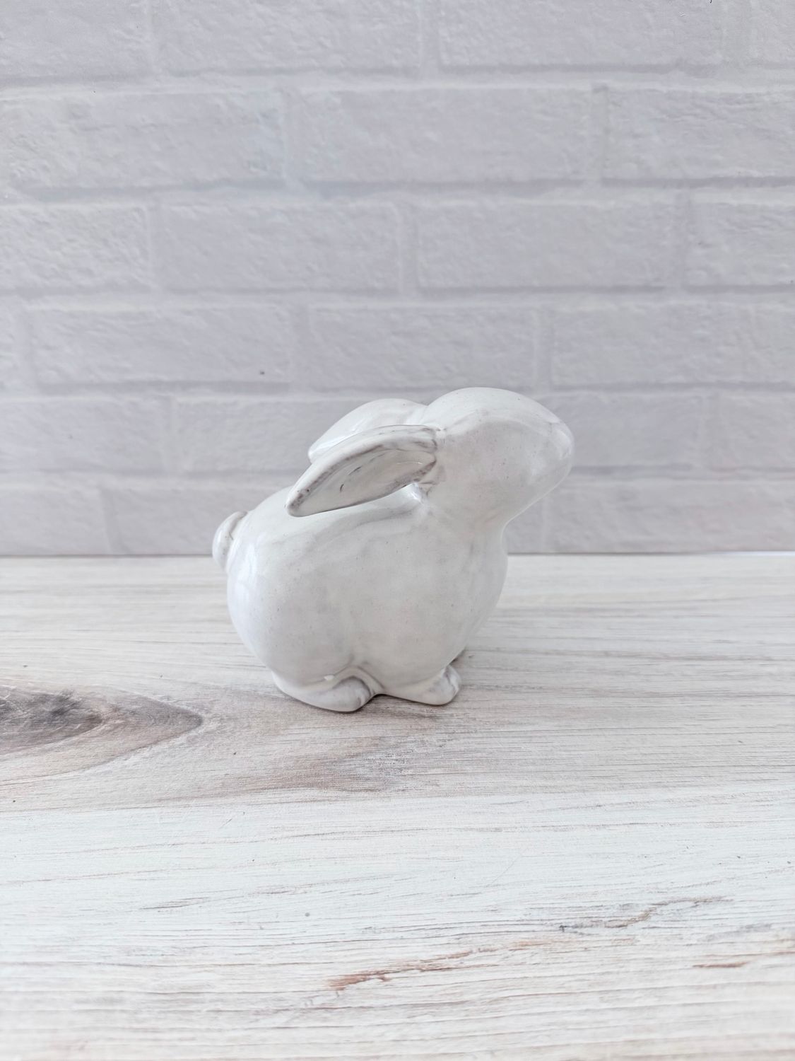 Antique White Sitting Bunny Antique White Sitting Bunny