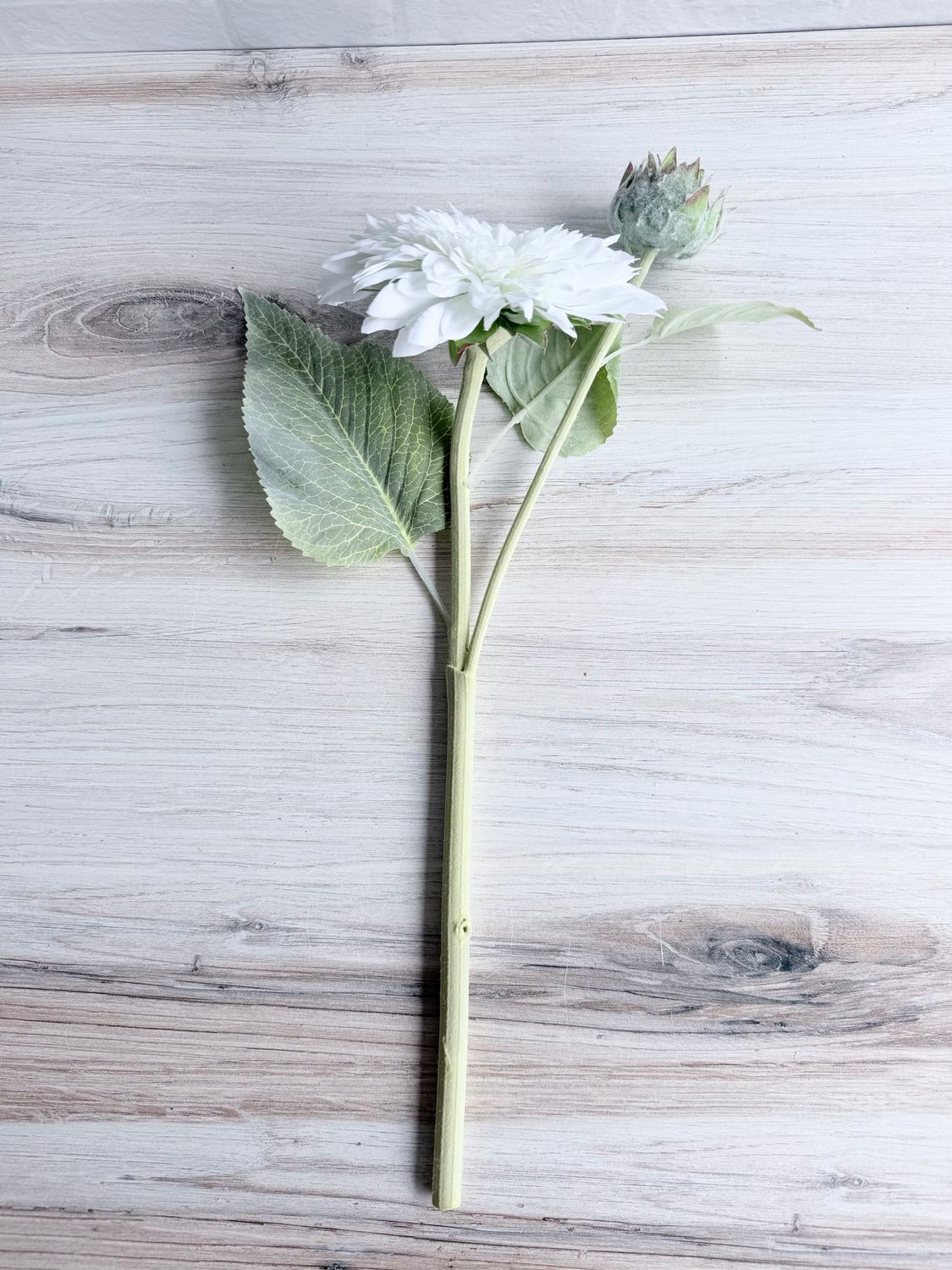 White Sunflower Spray