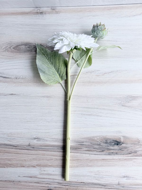 White Sunflower Spray