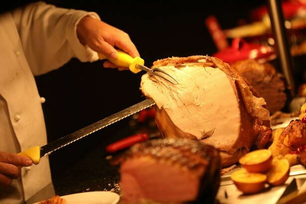 Roast Stuffed Turkey & Ham