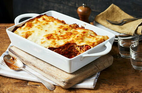 Traditional Beef Lasagne & Fries