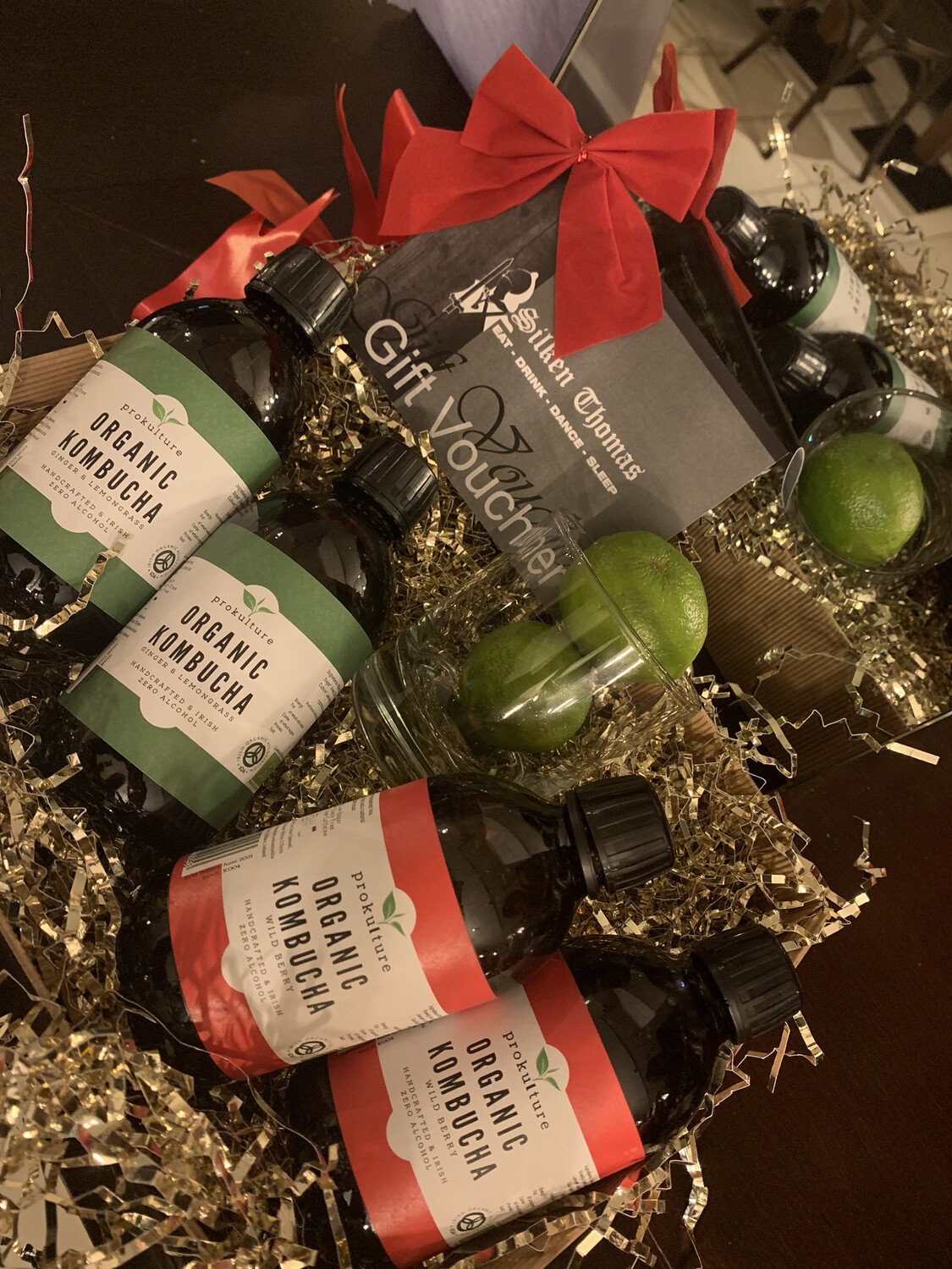 Kombucha Hamper with Silken Thomas Voucher Kombucha Hamper with Silken Thomas Voucher