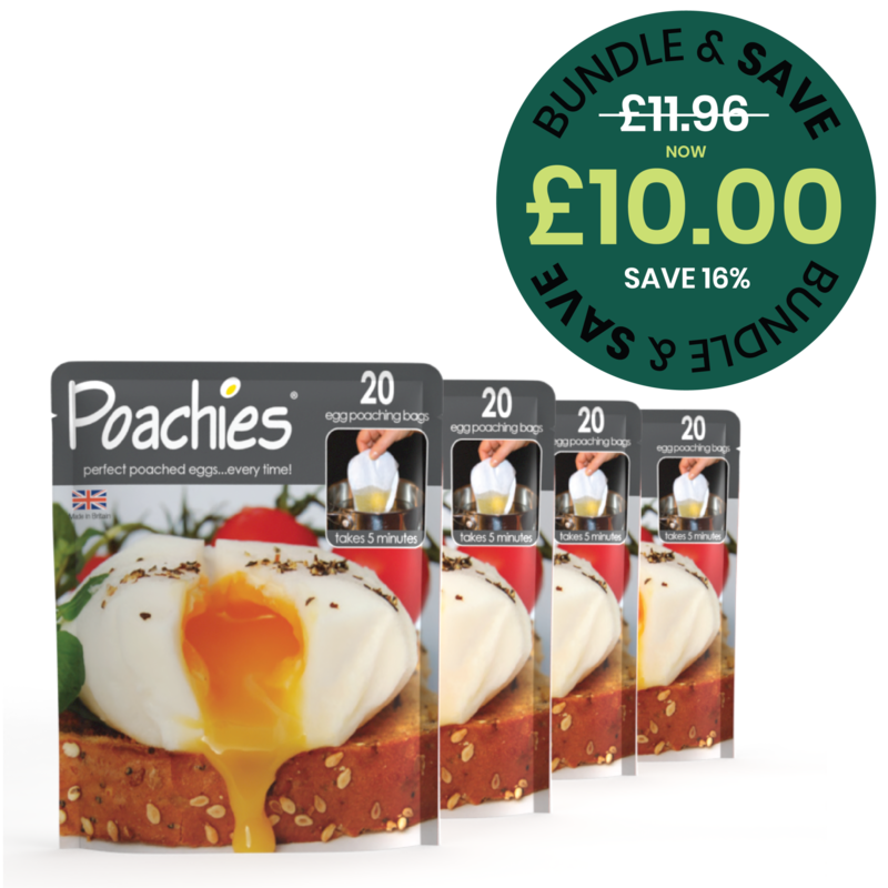 Poachies 4 Packs of 20 Bundle and Save Poachies 4 Packs of 20 Bundle and Save