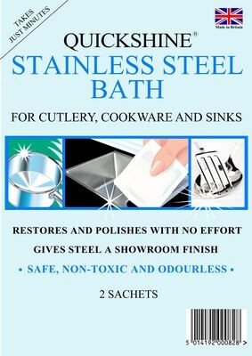 Quickshine Stainless Steel Cutlery and Cookware Restorer