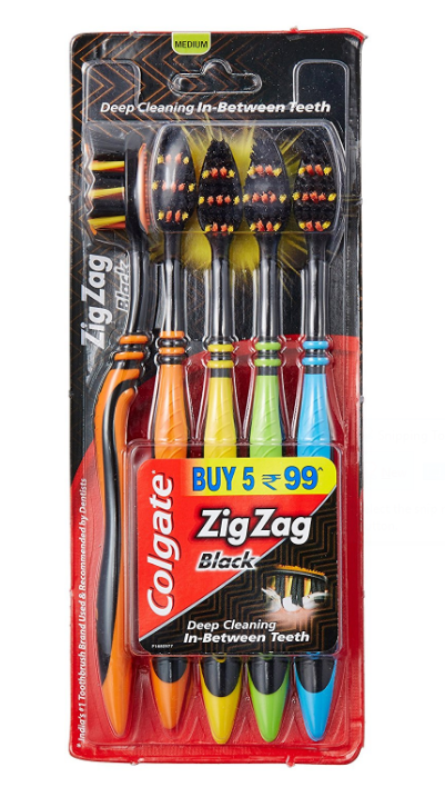 black colgate toothbrush