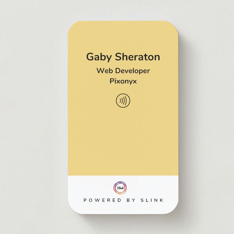 Slink Card V2 Dandelion Yellow