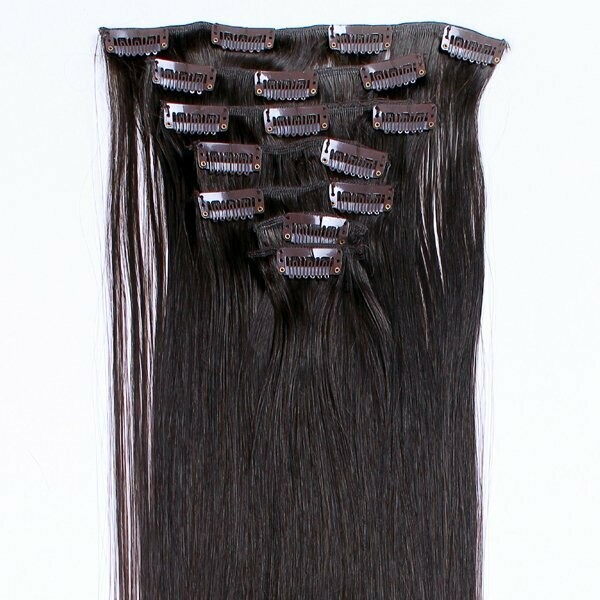Extensions à Clips 100% cheveux humains 18" (50cm)
