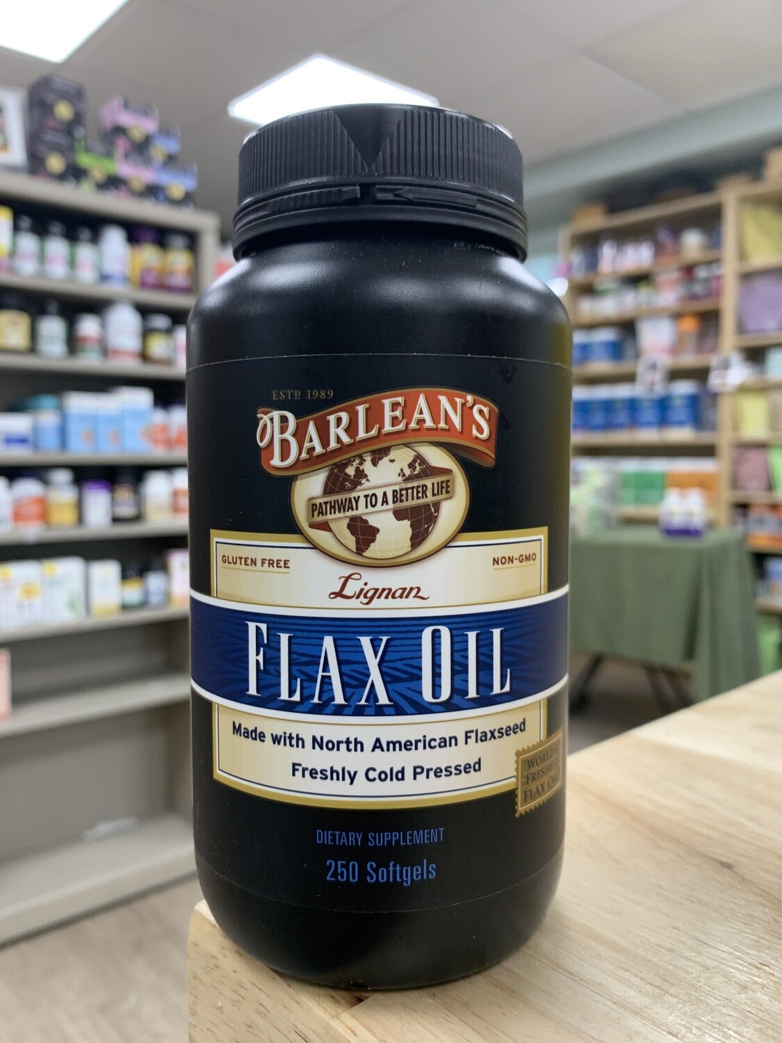 BARLEAN&#39;S Lignan Flax Oil 250 S.G.