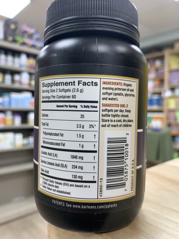 BARLEAN'S Evening Primrose Oil 120 softgels
