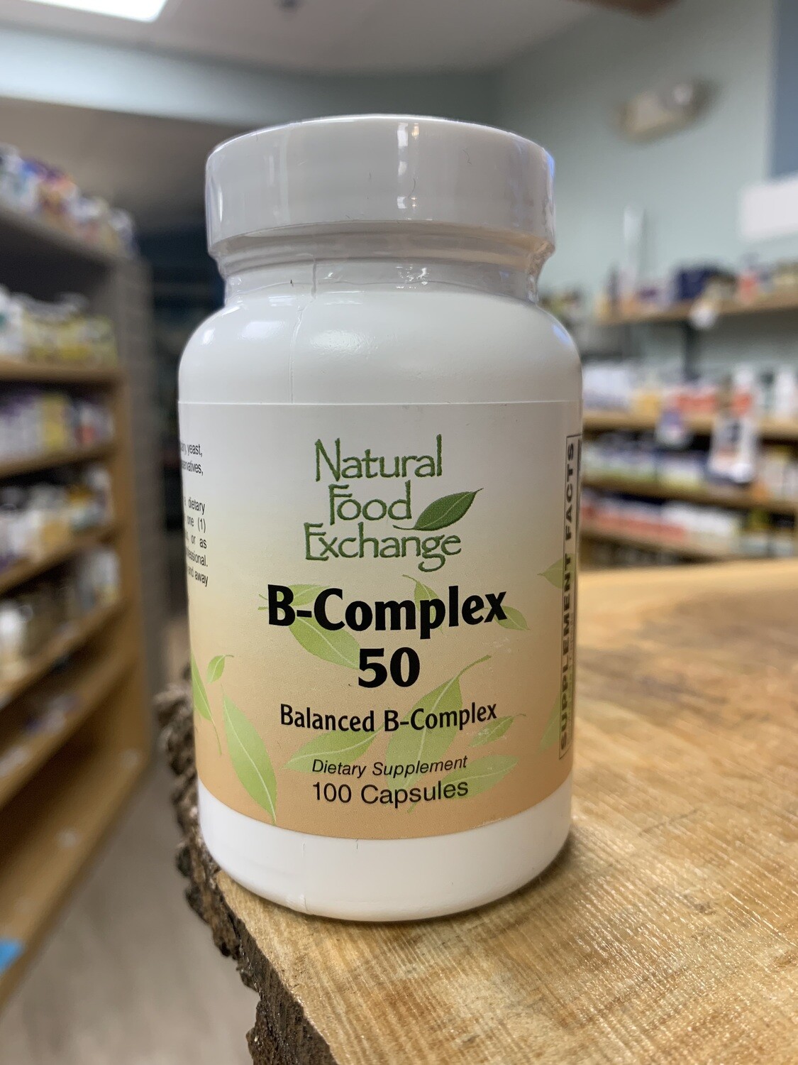 NATURAL FOOD EXCHANGE B-Complex 50--100 Caps.