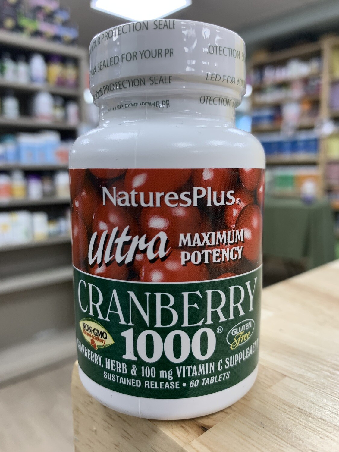 NATURES PLUS Ultra Cranberry 1000 60 Tabs.