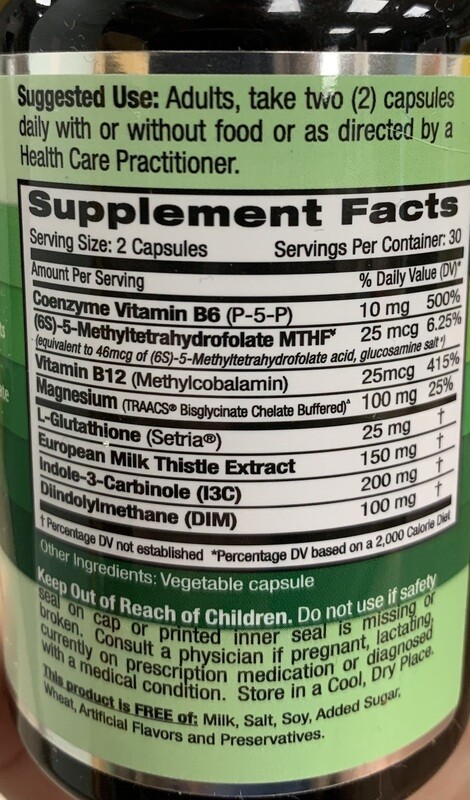 Emerald Estrogen Detox For Men And Women 60 veg caps
