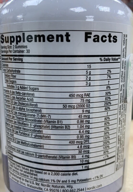 Nordic Naturals Women's Multivitamin Gummies - 60 ct