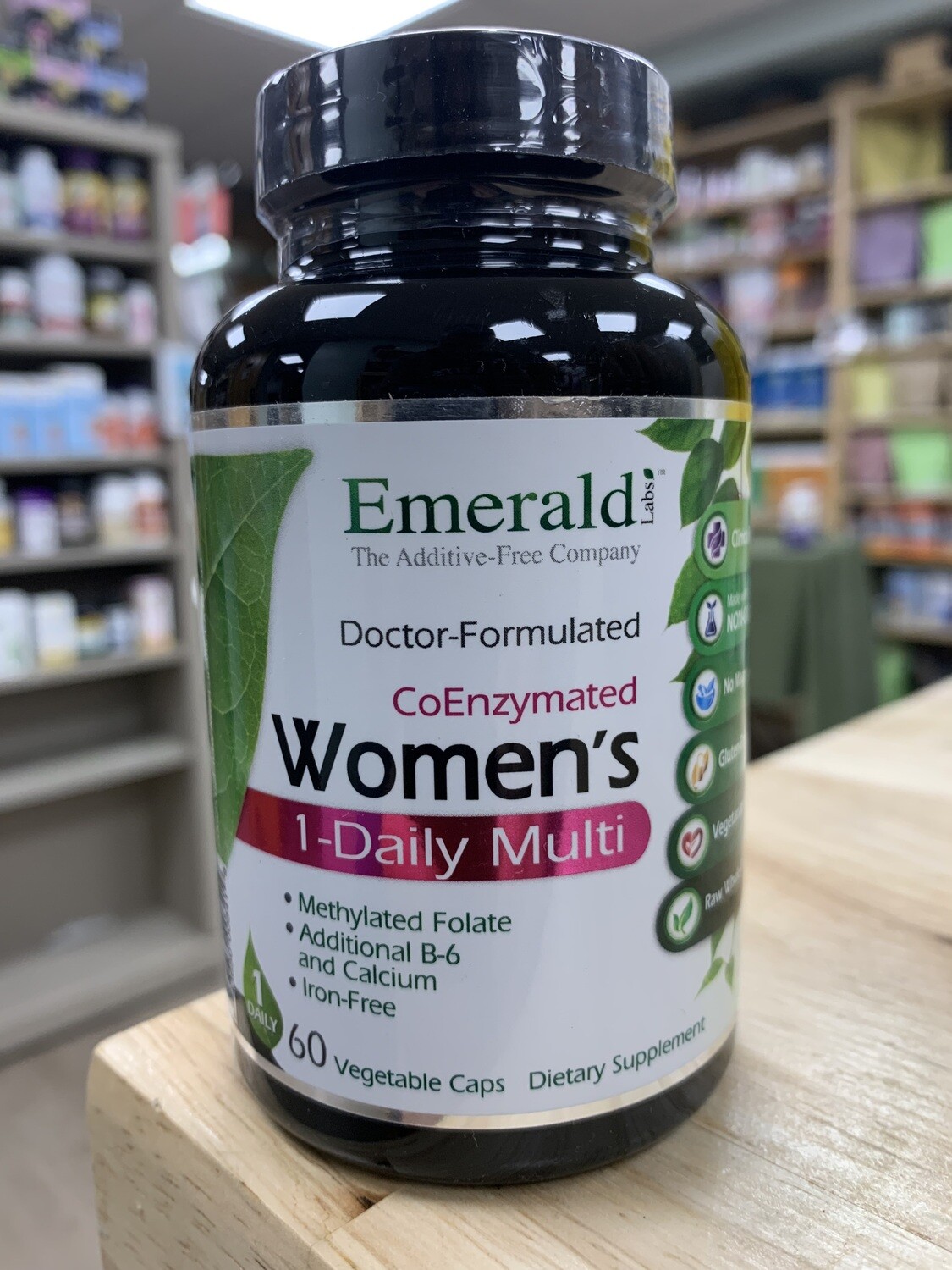 Emerald Labs  CoEnzymated Women&#39;s 1-Daily Multi  60 vcaps