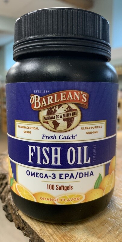 Barlean&#39;s Fish Oil Omega3 EPA/DHA 100 Soft Gels