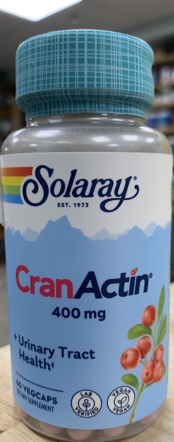 Solaray CranActin 60 Veg Caps