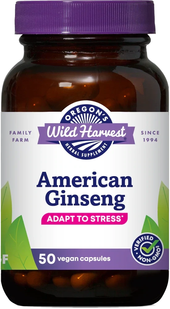 OREGON&#39;S WILD HARVEST American Ginseng 50 Caps.