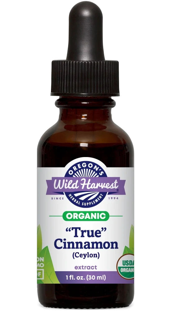 OREGON&#39;S WILD HARVEST &quot;True&quot; Cinnamon Extract 1 fl oz