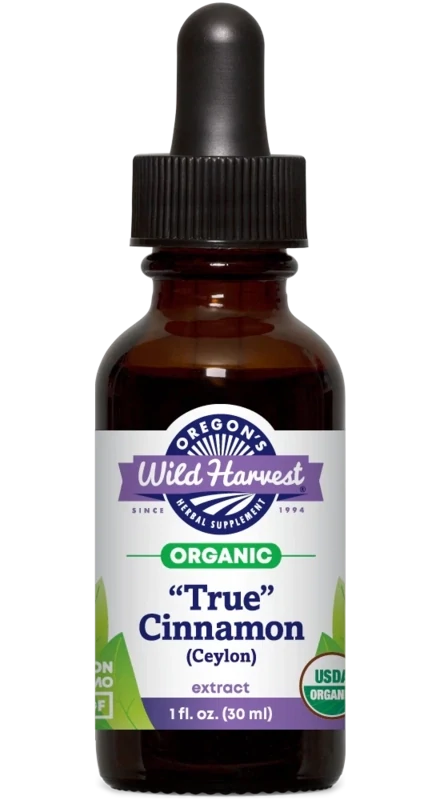 OREGON&#39;S WILD HARVEST &quot;True&quot; Cinnamon Extract 1 fl oz