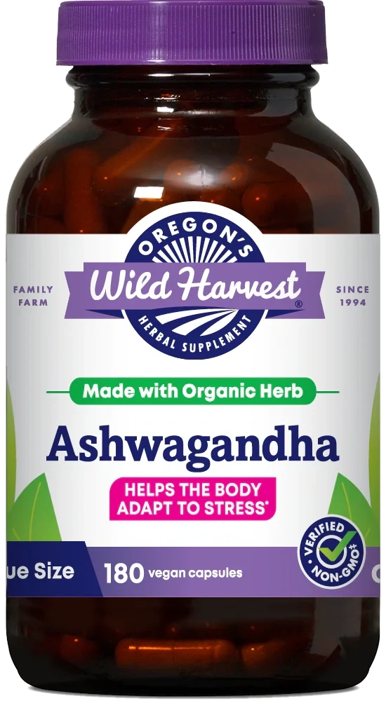 OREGON&#39;S WILD HARVEST Ashwagandha 180 Caps.