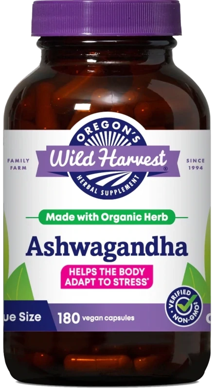 OREGON&#39;S WILD HARVEST Ashwagandha 180 Caps.