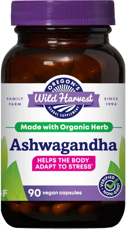 OREGON'S WILD HARVEST Ashwagandha 90 Vegan Caps.