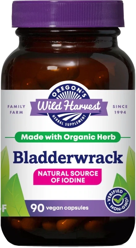 OREGON&#39;S WILD HARVEST Bladderwrack 90 Caps.