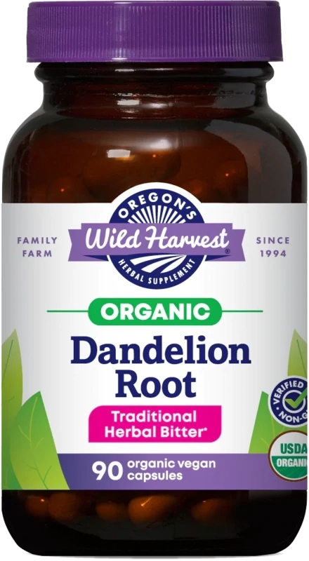 OREGON&#39;S WILD HARVEST Dandelion Root 90 Caps.