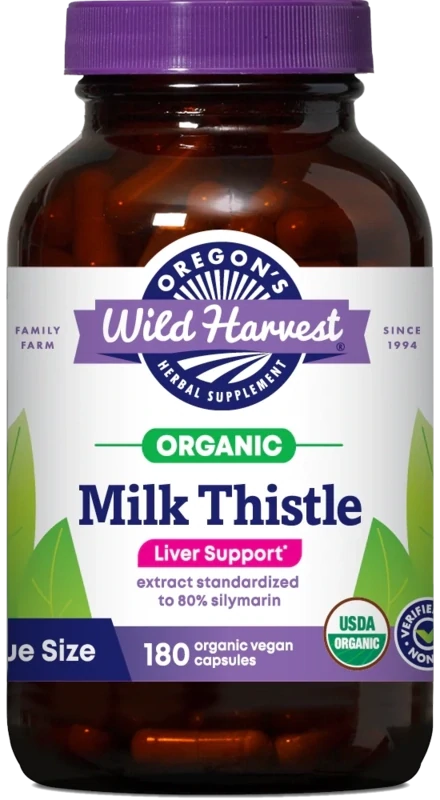 OREGON&#39;S WILD HARVEST Milk Thistle 180 Caps.