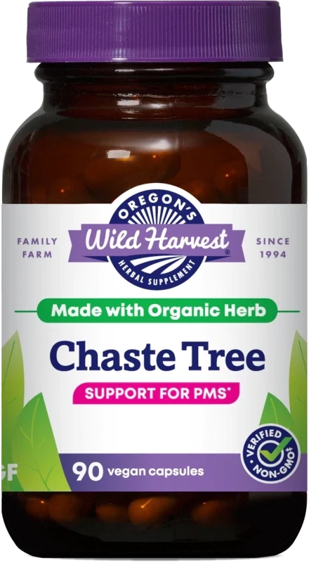 OREGON&#39;S WILD HARVEST Chaste Tree 90 Caps.