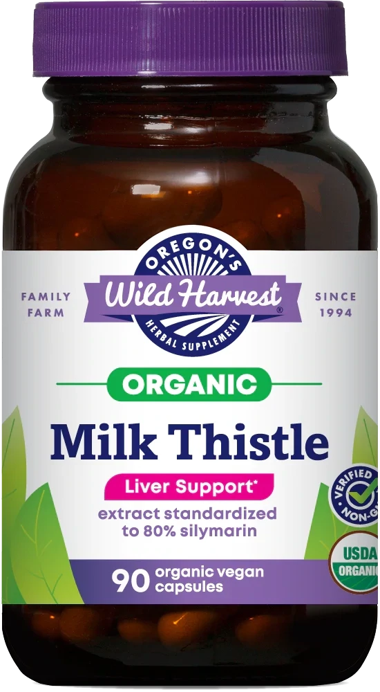 OREGON&#39;S WILD HARVEST Milk Thistle 90 Caps.