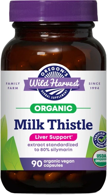 OREGON&#39;S WILD HARVEST Milk Thistle 90 Caps.