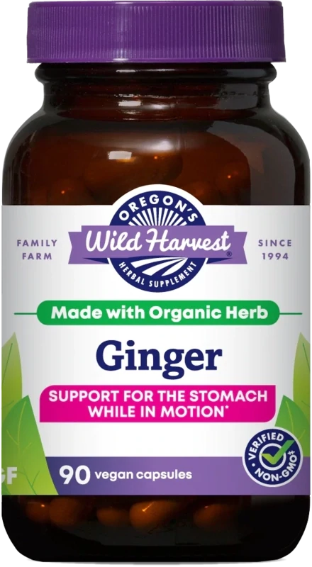 OREGON&#39;S WILD HARVEST Ginger 90 Caps.