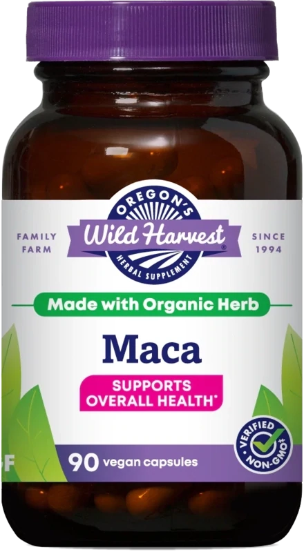 OREGON&#39;S WILD HARVEST Maca 90 Caps.