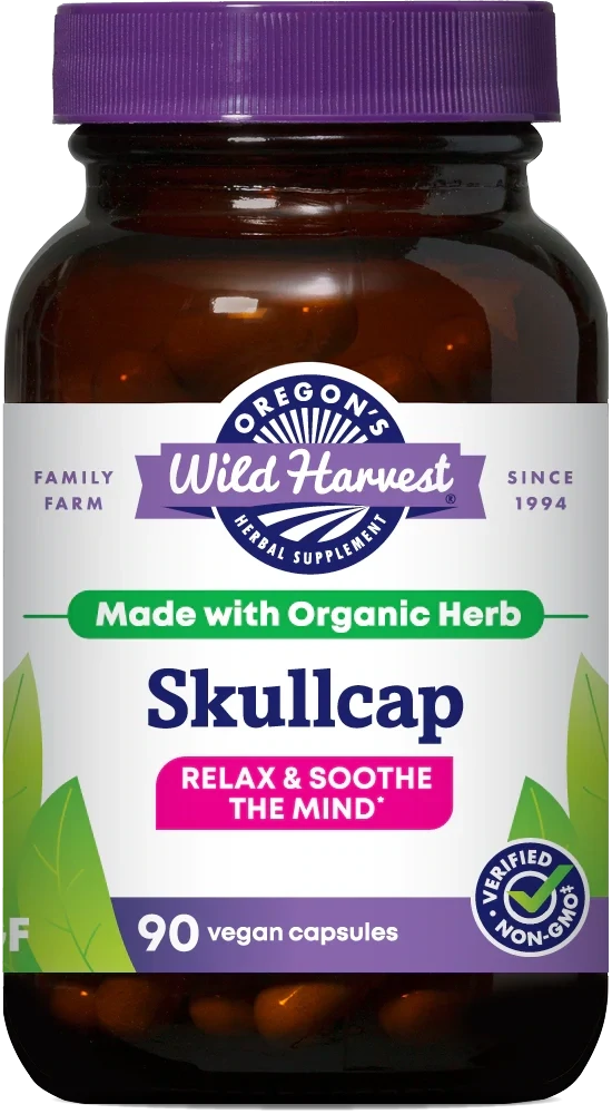 OREGON&#39;S WILD HARVEST Skullcap 90 Caps.