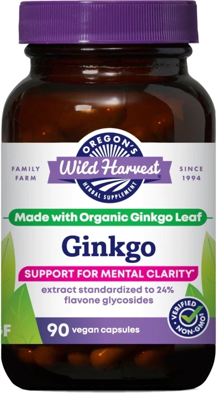 OREGON&#39;S WILD HARVEST Ginkgo Extr. 90 Caps.