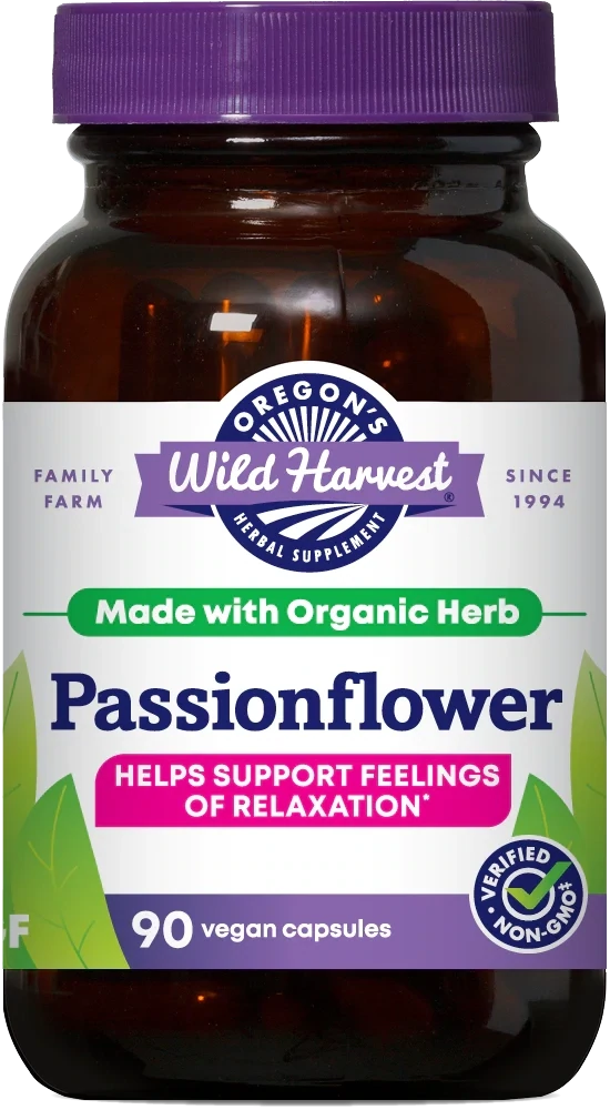 OREGON&#39;S WILD HARVEST Passionflower 90 Caps.
