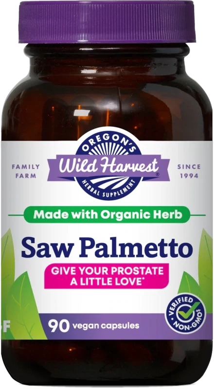 OREGON&#39;S WILD HARVEST Saw Palmetto 90 Caps.