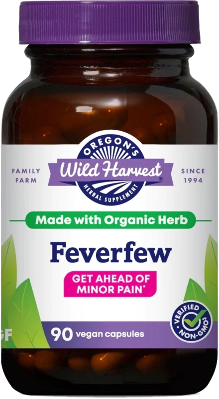 OREGON&#39;S WILD Harvest Feverfew 90 Caps.