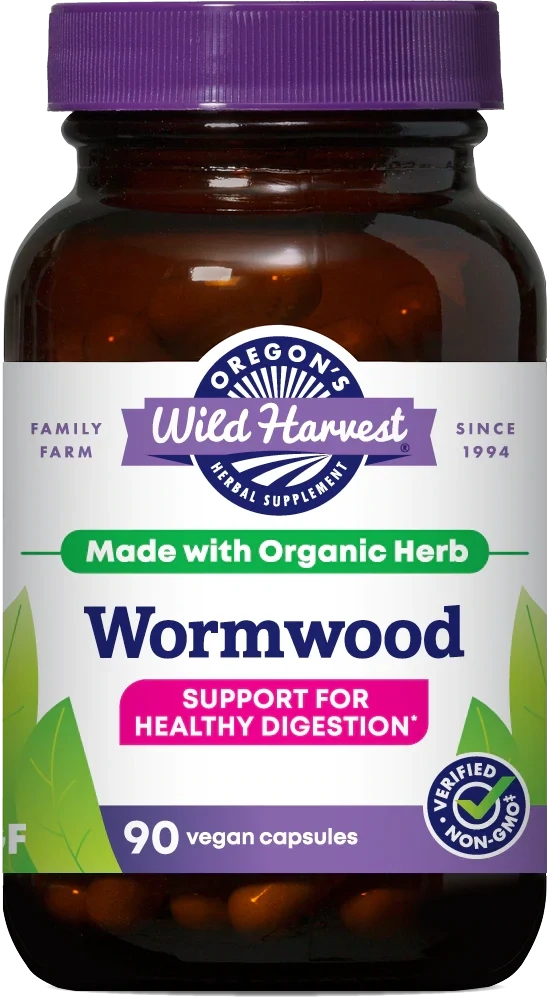 OREGON&#39;S WILD HARVEST Wormwood 90 Caps.