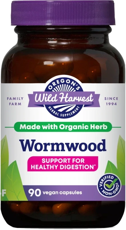 OREGON&#39;S WILD HARVEST Wormwood 90 Caps.