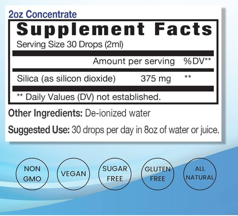 EIDON Ionic Minerals Silica Liquid Concentrate 2 Fl. Oz.