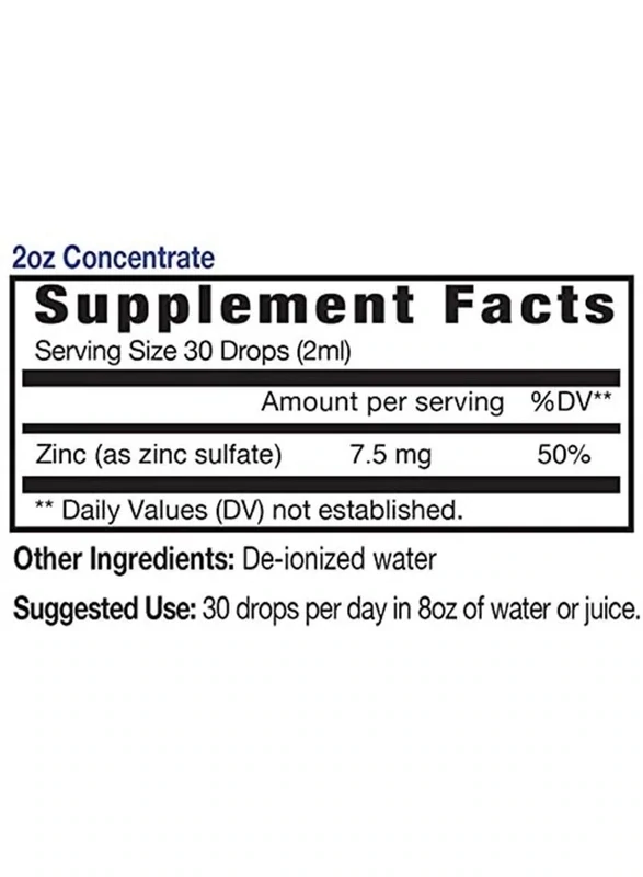 EIDON  Zinc Liquid Concentrate 2 Fl. Oz.
